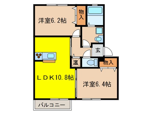 メゾンドファミ－ユＡの物件間取画像